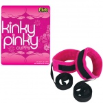 Kajdanki z materiału - Kinky Pinky Cuffs