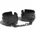 Kajdanki z futerkiem - S&M Shadow Fur Handcuffs  
