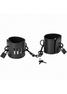 Kajdanki z kłódką - S&M Shadow Locking Cuffs  