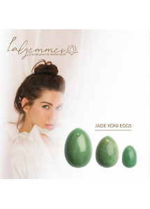 Kamienne jajeczko yoni waginalne - La Gemmes Yoni Egg Jadeit L