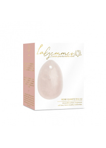 Kamienne jajeczko yoni waginalne - La Gemmes Yoni Egg Różowy Kwarc L
