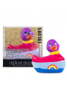 Kolorowy masażer kaczuszka - I Rub My Duckie 2.0 Colors  Fioletowy