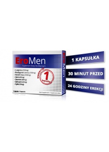 Kompletny produkt na erekcję tabletki EroMen 1 kapsułka