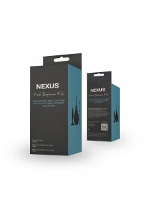 Nexus - 3-Częściowy Zestaw Analny Czarny Anal Beginner Kit