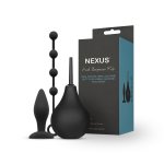 Nexus - 3-Częściowy Zestaw Analny Czarny Anal Beginner Kit