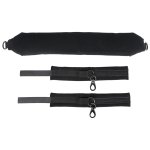 Sportsheets - Obrotowa Uprząż Do BDSM Z Mankietami Czarne