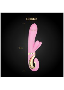 Gvibe - Wibrator Króliczek Stymulujący Punkt-G I Łechtaczkę Grabbit Różowy