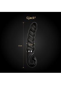 Gvibe - Realistyczny Falowany Wibrator Gjack 2 Wodoodporny Czarny