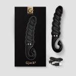 Gvibe - Realistyczny Falowany Wibrator Gjack 2 Wodoodporny Czarny