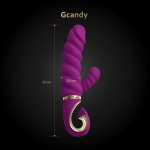 Gvibe - Podwójny Wibrator Króliczek Gcandy Stymulujący Punkt-G I Łechtaczkę