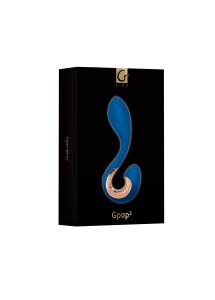 Gvibe - Wibrator Gpop2 Stymulujący Damski Punkt-G I Męski Punkt-P Niebieski