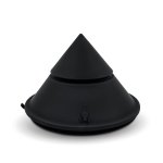 The Cowgirl - Stożkowa Sex Maszyna Z 2 Nakładkami I Wibracjami Czarna