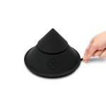 The Cowgirl - Stożkowa Sex Maszyna Z 2 Nakładkami I Wibracjami Czarna