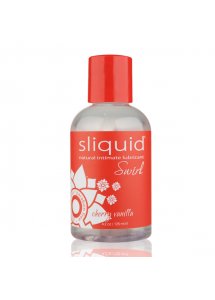 Sliquid - Naturalny Smakowy Lubrykant Bez Cukru Wiśnia-Wanilia 125 ml