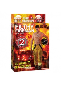 Lalka męska dmuchana - Filthy Fireman Love Doll