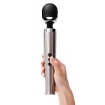 Le Wand - Akumulatorowy Masażer Łechtaczki Z Ruchomą Główką Srebrny