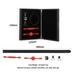 Lockink - Kompletny Zestaw Knebli BDSM Do Zamknięcia Buzi Partnera Czarno-Czerwony