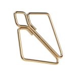 Lockink - Zaciski Na Sutki Z Ciężkim Wisiorkiem Zestaw Złote