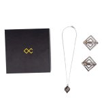 Lockink - Regulowane Zaciski Na Sutki Z Delikatną Zawieszką Szare