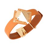 Lockink - Seksowna Luksusowa Skórzana Obroża Na Szyję Brązowa