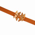 Lockink - Seksowna Luksusowa Skórzana Obroża Na Szyję Brązowa