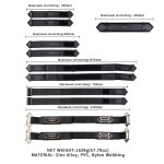 Lockink - Zestaw Mankietów Przytrzymujących Partnera Do Łózka Czarny