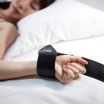 Lockink - Zestaw Mankietów Przytrzymujących Partnera Do Łózka Czarny