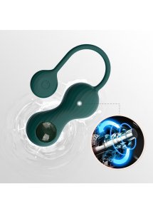 Magic Motion - Kulki Kegla Wibrujące Zestaw Z Aplikacją Zielone Crystal Duo