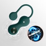 Magic Motion - Kulki Kegla Wibrujące Zestaw Z Aplikacją Zielone Crystal Duo