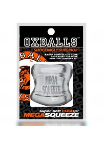 Oxballs - Pierścień Erekcyjny Na Jądra Mega Squeeze Ergofit Ballstreetcher Przezroczysty