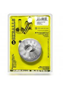 Oxballs - Silikonowy Pierścień Na Penisa Bezbarwny Airballs Electro Air-Lite