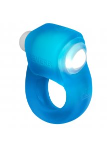 Oxballs - Glowdick Pierścień Na Penisa Z Wibracjami Led Niebieski