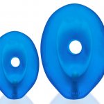Oxballs - Zatyczka Analna Glowhole-2 Z Wkładką Led Blue Morph Średnia
