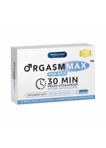 Orgasm Max for Men - kapsułki na szybką, mocną, długą erekcję