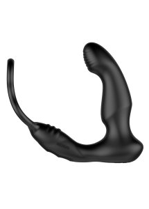 Nexus - Masażer Prostaty Z Wibracjami Krocza I Pierścieniem Na Penisa Simul8 Czarny