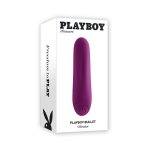 Playboy Pleasure - Klasyczny Silikonowy Wibrator Z Delikatnym Wgłębieniem Fioletowy