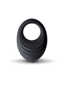 Rocks-Off - Pierścień Wibracyjny Na Penisa Z Płynnego Silikonu Spire Czarny