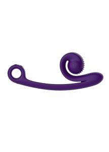 Snail Vibe - Silikonowy Wibrator Z Podwójną Stymulacją Snail Vibe Curve Fioletowy