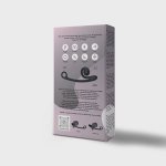 Snail Vibe - Silikonowy Wibrator Z Podwójną Stymulacją Snail Vibe Curve Czarny