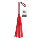 Sportsheets - Pejcz Do Krępowania Z Wegańskiej Skóry Czerwony