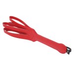 Sportsheets - Wiosło Rozdzielane Na 5 Pasm Z Wegańskiej Skóry Czerwone