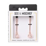 Sportsheets - Sex & Mischief Perłowe Klipsy Na Sutki Brat Pearl Nipple Clips