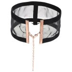 Sportsheets - Seksowny Siateczkowy Kołnierzyk BDSM Z Pierścieniem Do Smyczy