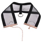 Sportsheets - Seksowny Siateczkowy Kołnierzyk BDSM Z Pierścieniem Do Smyczy