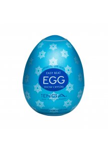 Tenga - Jednorazowy Masturbator W Kształcie Jajka Egg Snow Crystal
