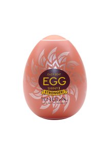 Tenga - Masturbator Ręczny W Kształcie Jajeczka Egg Shiny II