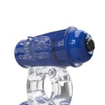 The Screaming O - Pierścień Na Penisa Z Dwoma Silnikami 4B Double WammyBlueberry