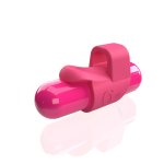 The Screaming O - Mini Wibrator Kulkowy Z Języczkiem 4T Fingo SlimStrawberry