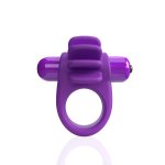 The Screaming O - Wibrujący Pierścień Na Penisa Z Płetwami 4T SkoochGrape