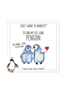 Warm Human - Idealny Prezent Kartka Z Prezentem Aby Znaleźć Mojego Pingwina